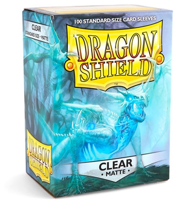Dragon Shield - Matte Clear Sleeves - Standard Sleeves (100 stk) - Plastiklommer